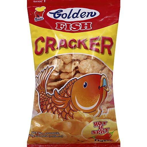 Golden Fish Crackers - Hot & Spicy 200g
