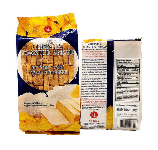 La Luisa - Christia Buttered Toasted Bread, 170 g